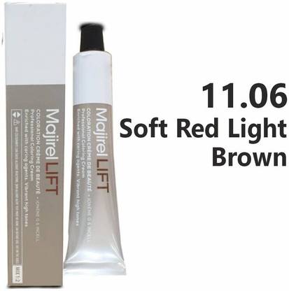 MAJIREL Hair Color No. (11.06) - 49.5gm With 75ml Developer , Soft Red Light Brown
