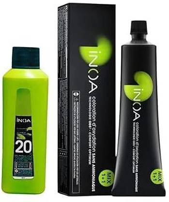 KERASTASE INOA Hair Color No. 3 Dark Brown + 20Vol Developer 90ml , dark brown