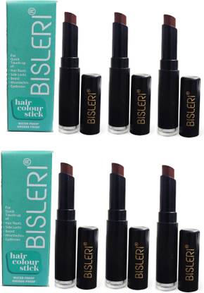 Bisleri Beard &Moustaches Colour Stick 3gm,Hair Root,Side Locks for quick touch up , Brown