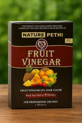 NATURE PETHI hair colour for men and women 100ML X 2 , BLACK colour
