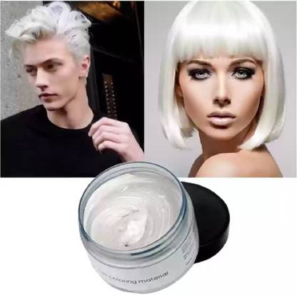 GABBU Best Instant Hairstyle Temporary White Hair Color , white , WHITE