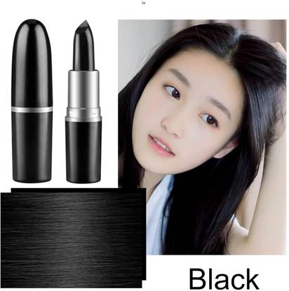 Morbee Black Hair Dye Pencil for Men & Women Grey Hair Coverage Touch Up Stick 3a , BLACK