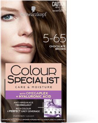 Schwarzkopf Colour Specialist At Home Permanent Hair Colour - 5.65 Chocolate Brown , 5.65 Chocolate Brown
