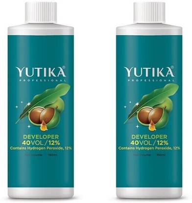 Yutika Professional Hair Developer 40 Volume (12%) , White , White Pack Of 2 , White