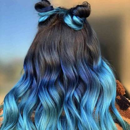 Jiwoo No Bleach Hair Tint, For Natural hair colour , blue