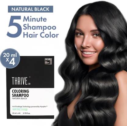 ThriveCo Coloring Shampoo with Hyaplexâ„¢ for Rich, Shiny Colored Hair | Ammonia-Free , Natural Black deal from flipkart ThriveCo Coloring Shampoo with Hyaplexâ„¢ for Rich, Shiny Colored Hair | Ammonia-Free , Natural Black deal from flipkart