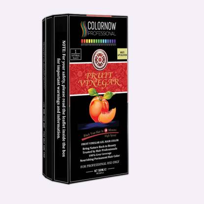 Colornow Fruit Vinegar Natural Black Hair Color for Men & Women, (1000ml)_C_173 , NATURAL BLACK
