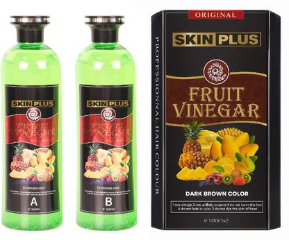 SKINPLUS Hair Color Gel Based Formula|Brown Dye for Hair Color|Ammonia Free Gel , Dark Brown