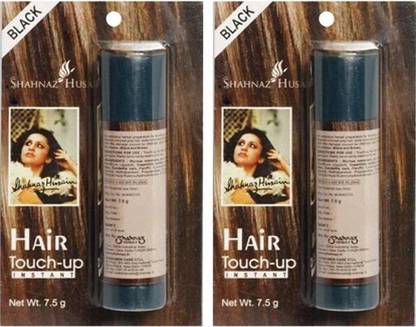 Shahnaz Husain Hair Touch-Up Plus Black pack of 2 , Hair Touch-Up Plus (Black) pack of 2