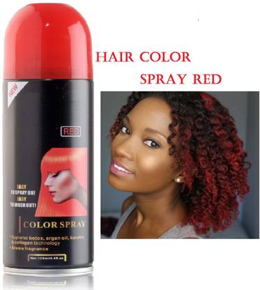 Emijun Hair spray red Color & Styling for Men & Women Hair spray , red