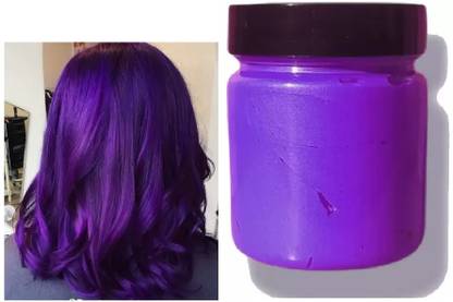 Yuency Best Temporary PURPLE Hair Color Wax Foe Men & Women , PURPLE