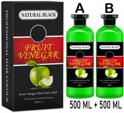 kHUDAt Achieve Custom Hair Color with Fruit , Black