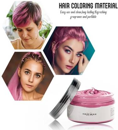 SHIZUKESA Coverage & Ammonia free 1 day 1 easly wash instant hair color , pink