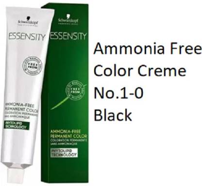Schwarzkopf Professional Essensity Ammonia Free Hair Color Creme No.1-0 , Black