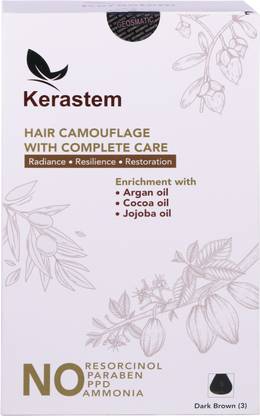 Kerastem Hair Color Dark Brown No 3 (Formerly Known as Optima) , Dark Brown No 3