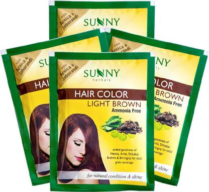 सनी हर्बल्स सनी हेयर कलर (4 pcs का पैक) बालों का रंग हेयर कलर
