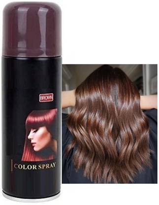 GABBU 1 Day Temporary Hair Color Spray For Personal and Professional Use , Brown