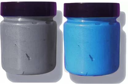 Yuency New temporary hair coloring srong hair hold color wax , sky blue and grey