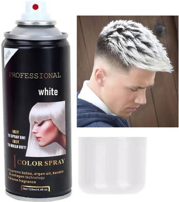 FLORERO Temporary one day hair color spray white color , white