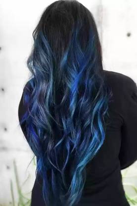 HUZURLU Dark Blue Hair Color Ideas To Look , Blue