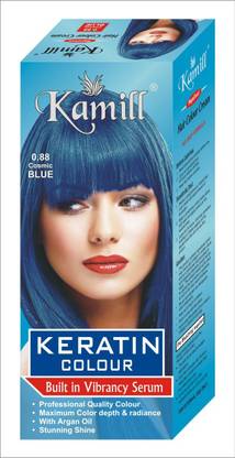 Kamill Professional Quality Hair Color With Argan Oil (Pack of 1) , Cosmic Blue (0.88)