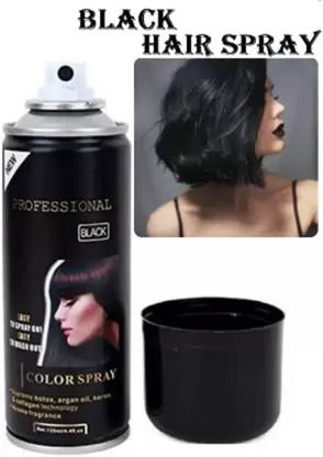 AFARAXIA Pro Professional 1 Day Temporary Black Hair Color Spray With Aroma Fragrance , black