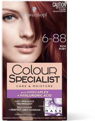 Schwarzkopf Colour Specialist At Home Permanent Hair Colour - 6.88 Rich Ruby , 6.88 Rich Ruby