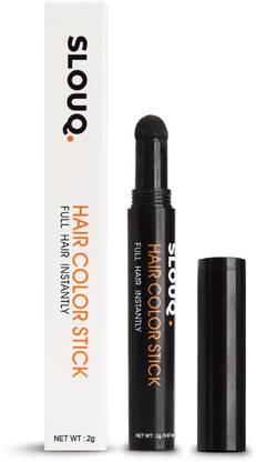 SLOUQ Instant Hair Root Touch Up Colour Stick - 2G (Black) , Black