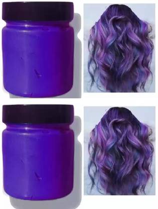 AFARAXIA Best Combo Hair Coloring Temporary Color Hair Wax purple , Perpel