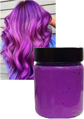 GABBU Temporary Hair Color Purple Hair Dye Hair Styling Clays , PURPLE