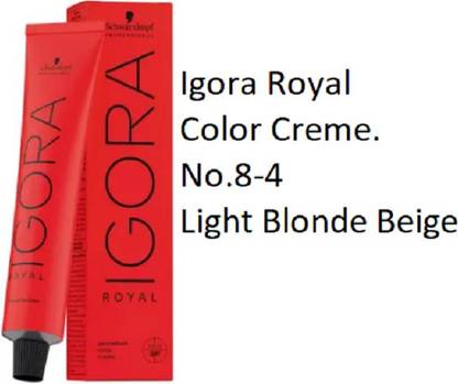 Schwarzkopf Professional Igora Royal Color Creme No.8-4 , Light Blonde Beige