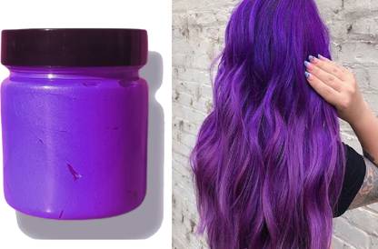 GFSU Purple Wax Temporary Hair Styling Color Mousse , PURPLE