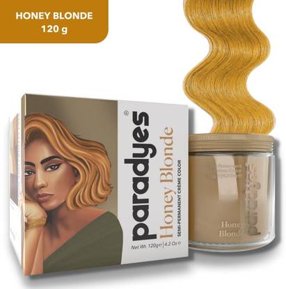 Paradyes Semi-permanent Hair Color jar only 120gm (Honey Blonde) , Honey Blonde
