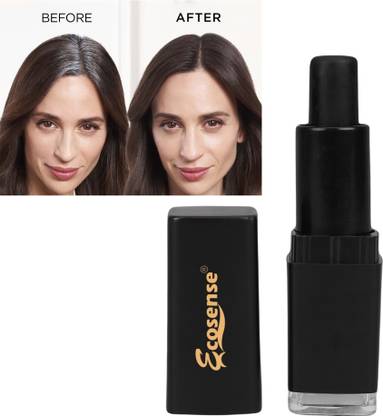 Ecosense Hair Color Roots & Side Lock Touch-Up Stick Temporary Hair Dye Pencil , Black