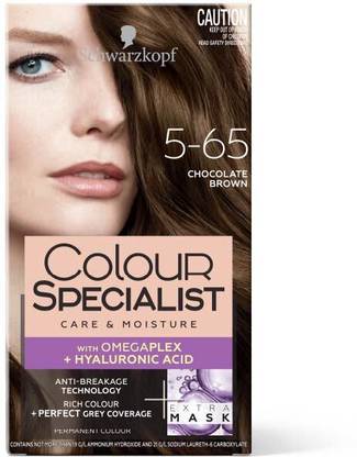 Schwarzkopf Colour Specialist At Home Permanent Hair Colour - 5.65 Chocolate Brown , 5.65 Chocolate Brown