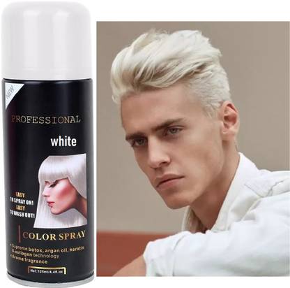 Arcanuy Temporary hair color spray white highlight color , white