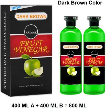 Essensity Fruit Vinegar Ammonia Free 10 Minutes Hair Color Colour Gel -C , Dark Brown