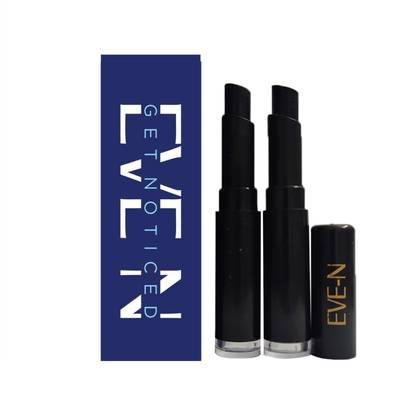 EVE-N Instant Black Hair Color Stick For Beard & Moustache Root Touch Up (Pack of 2) , Black