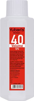 Yubari's 40 Vol 12% 200ml | Oxidant | Ammonia Free | For coloring , , Hair Color Developer