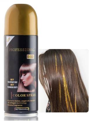imelda gold Color Temporary Hair Color Spray , gold