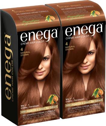 enega Smooth Care For Your Precious Hair! Natural Brown , Natural Brown