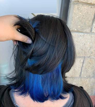 YAWI Temporary hair color Hairstyle Temporary Blue Hair Color Wax For Men And Women , BLUE