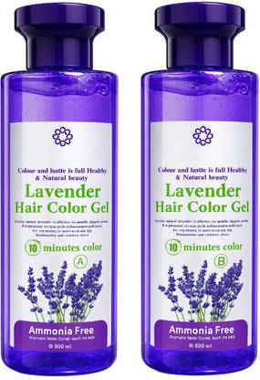 Puedo Lavender Ammonia Free Hair Color Gel , Black
