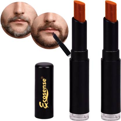 Ecosense Beard Moustache Temporary Beard Hair Color Touch-Up Stick (3g) , Brown