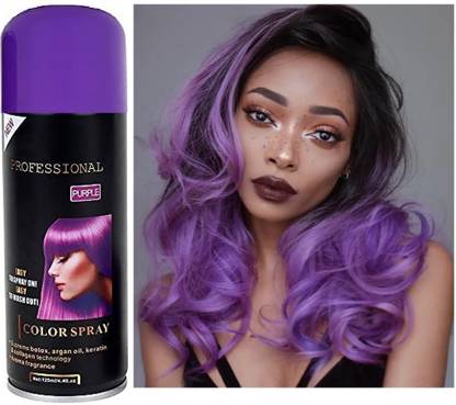 REIMICHI New Professional 1 Day Temporary Purple Hair Color Spray for men & women , PURPLE