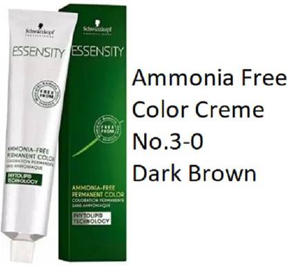 Schwarzkopf Essensity Ammonia Free Hair Color Creme No.3-0 , Dark Brown