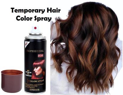 tanvi27 Professional 1 Day Temporary Brown Hair Color Spray With Aroma Fragrance , ND96