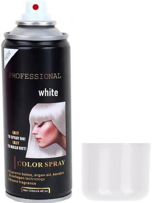 Arcanuy White hair highlight color spray , white