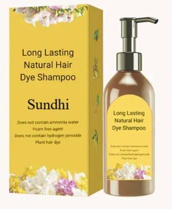 Sundhi Hot Sale ? Long Lasting Natural Hair Dye Shampoo , BLACK