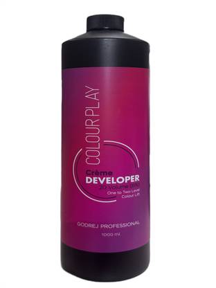 Godrej Professional Colour play creme developer 20 volume(6%) , No Ammonia Creme Hair Color